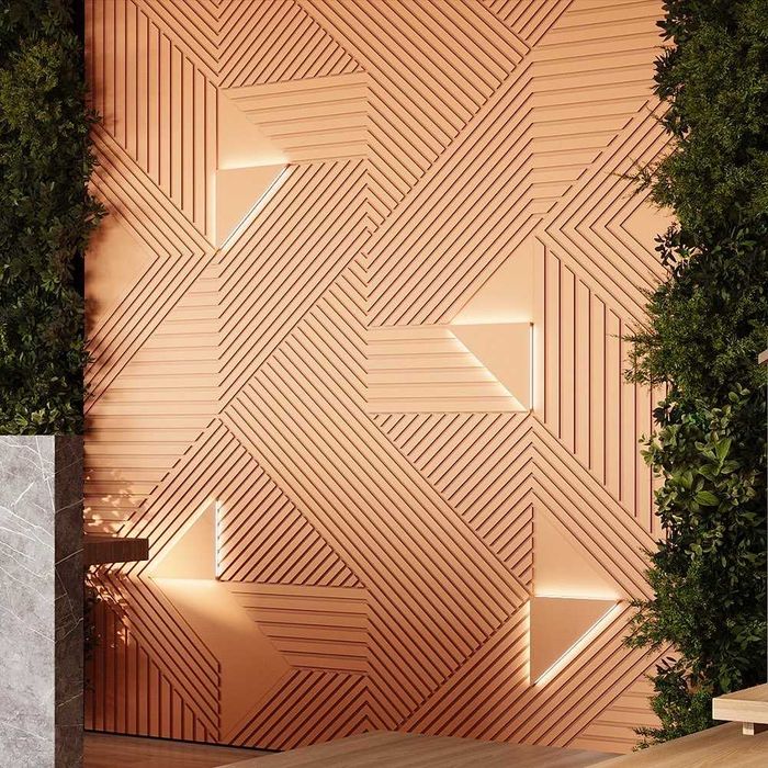 Декоративни 3D панели - 3д гипсови пана, стенни облицовки, 0021