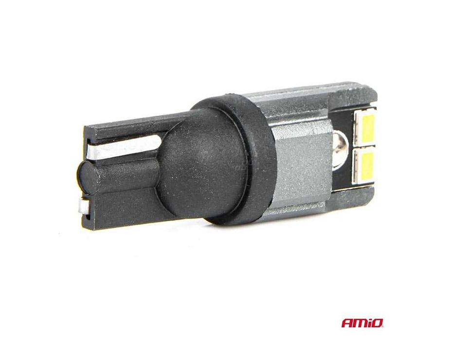 Крушки AMIO CANBUS LED 4SMD T10 W5W W10W 12-24V с бяла светлина