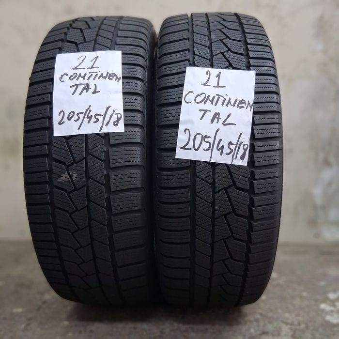 2×205/45/18 M+S.CONTINENTAL 2021.Stare excelenta.
