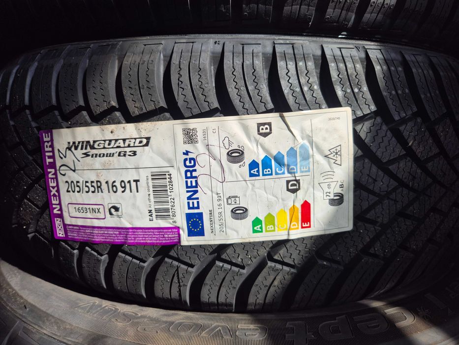 4 Anvelope M+S IARNA - 205/55/16 91T - Nexen SnowG'3 - NOU - DOT 2023 !
