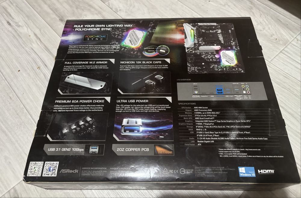 Материнская плата B450 Am4