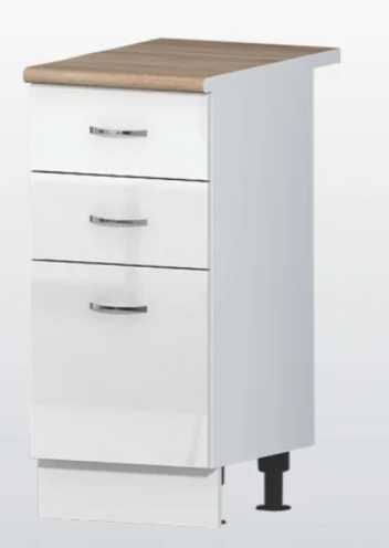 Долен кухненски шкаф с 2 чекмеджета 40 см