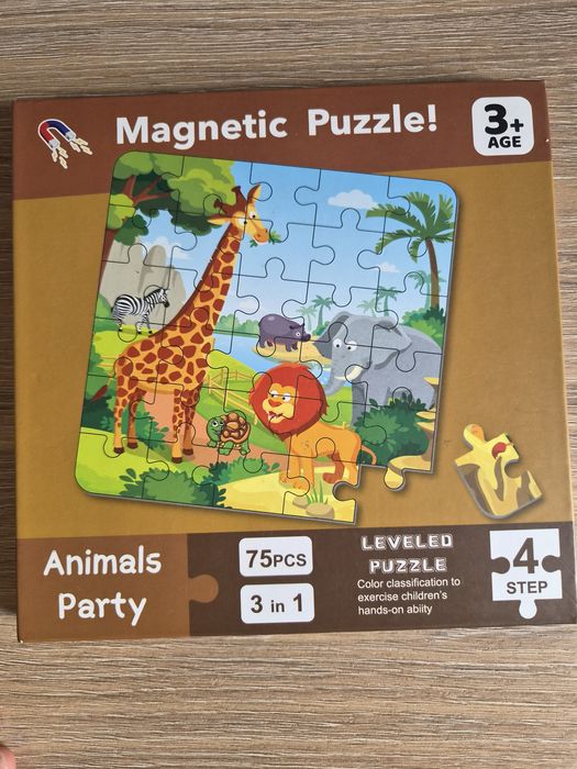 Сет играчки - магнитен пъзел, букви, логическа игра