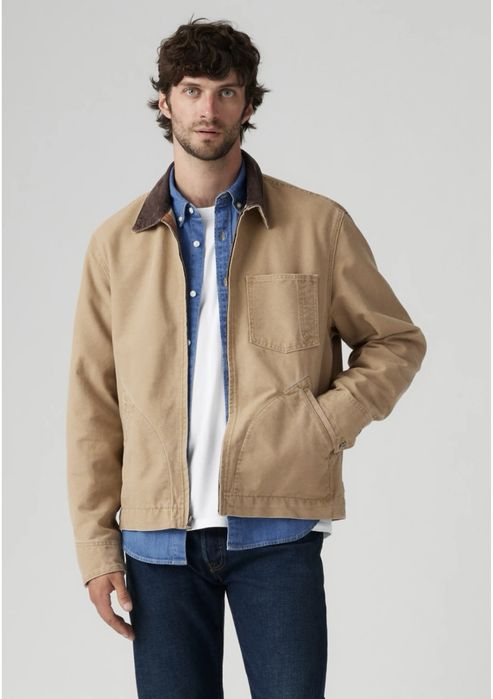 джинсовая куртка LEVIS FULL ZIP Mechanics custom Louis Vuitton /size M