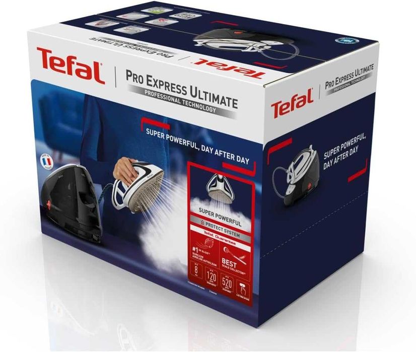Нова Парна Станция Ютия Парогенератор TEFAL GV9565E0 Pro Express 580г