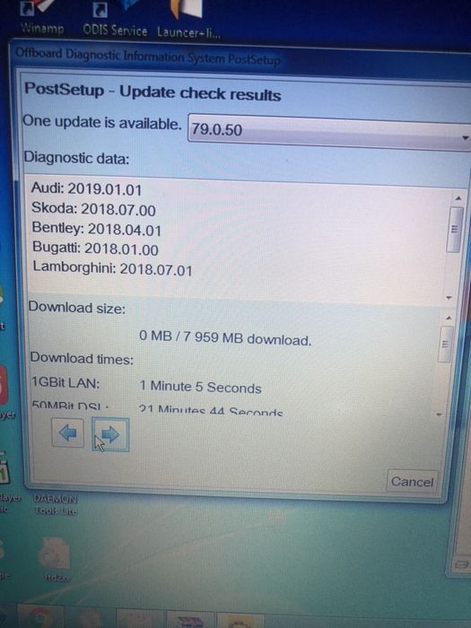 VAS5054 FULL ODIS дилърска диагностика за автомобилите от VAG групата.