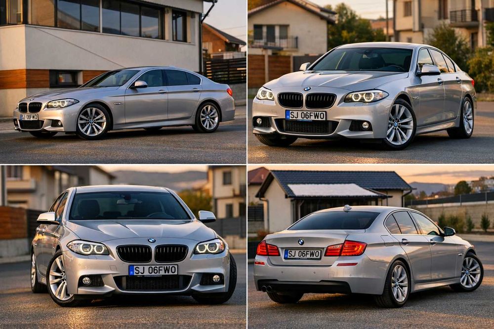 BMW 525d xDrive F10 218CP | ZF 8HP | Suspensie adaptiva | Distributie