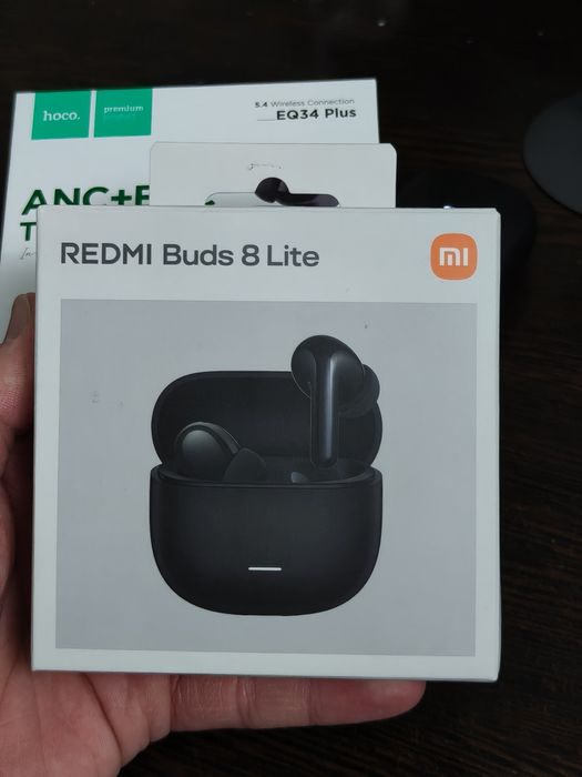 Наушники Hoco EQ34 Plus и Redmi Buds 8lite