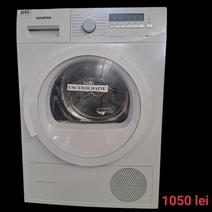 Uscatore de rufe Siemens, Aeg, Bosch, Beko, Whirlpool, Privileg