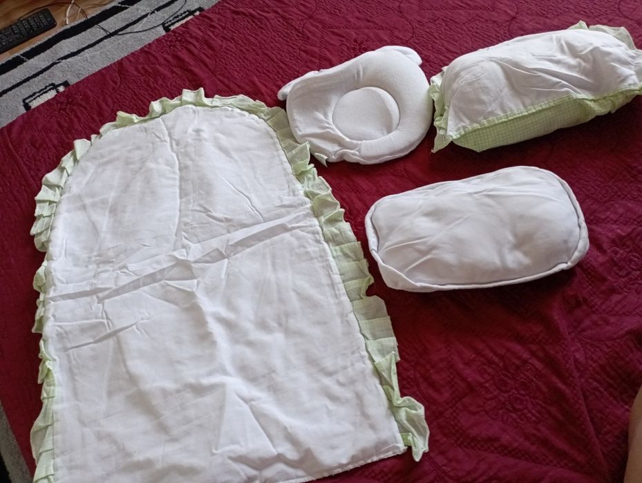 Лот комплект за количка плюс две бебешки одеяла