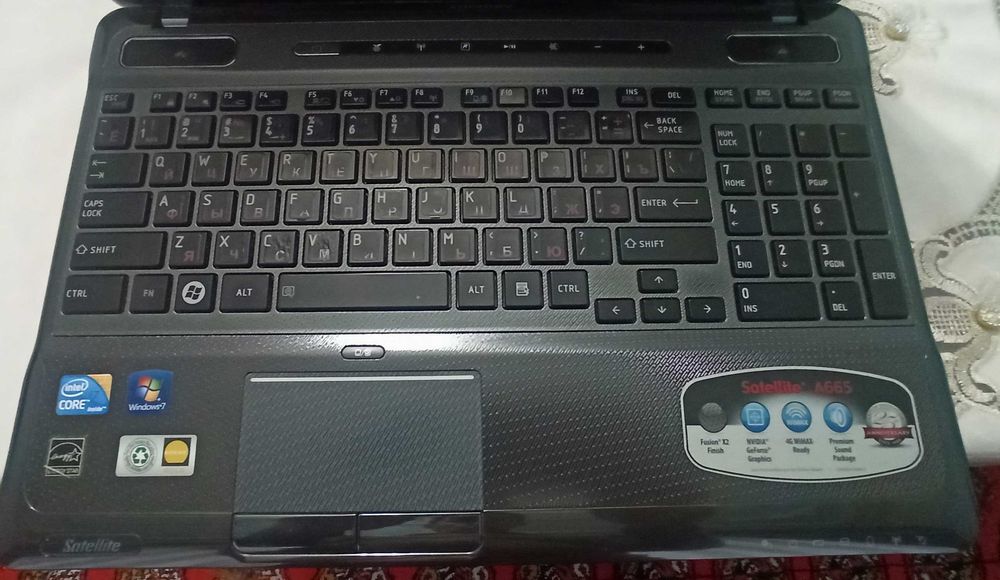 Ноутбук Toshiba Satellite A665 (Б/У)