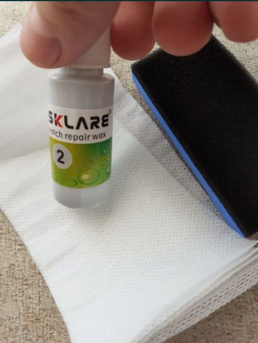 Kit reparatie abraziv polish sfaruri zgarieturi nou pasta burete