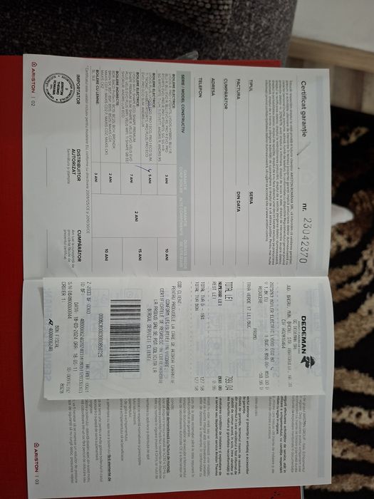 Biler Ariston electric 80 l