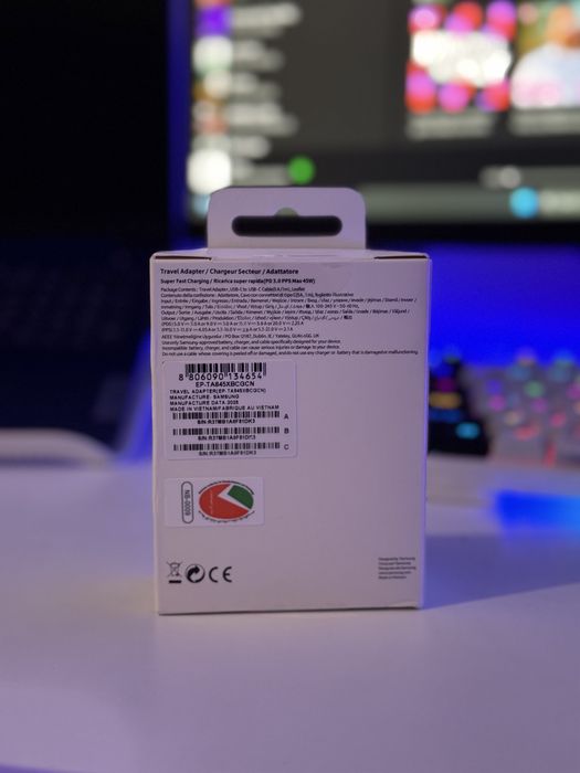 Incarcator Samsung 45W + cablu 5A, nou sigilat