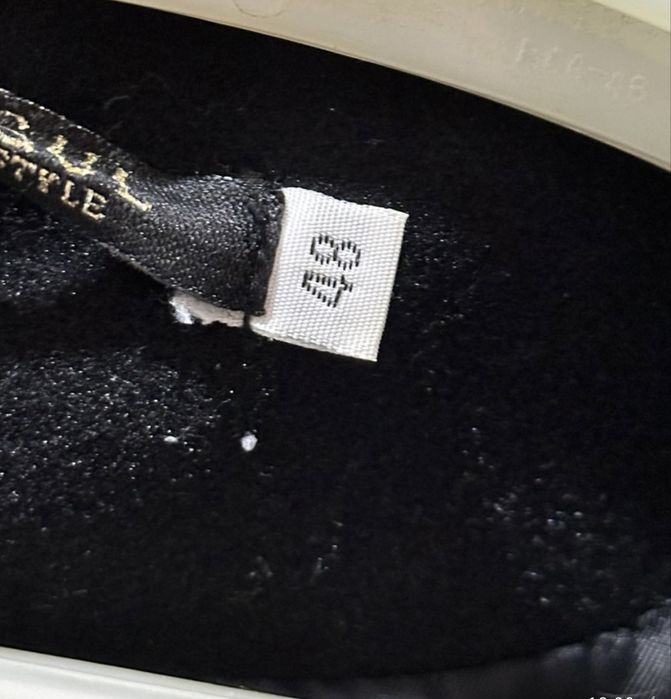 Пальто черное ниже колена