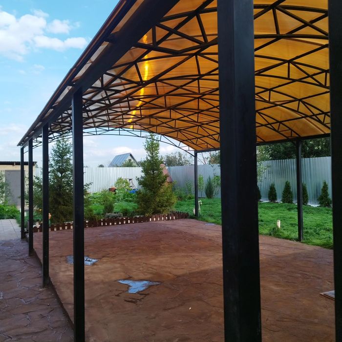 Изготовление навесов беседок