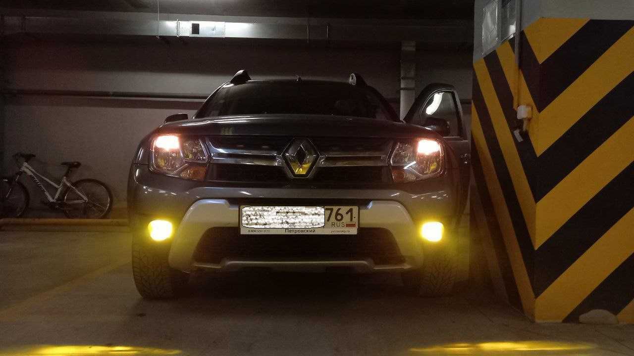 Противотуманные фары RENAULT DUSTER способ