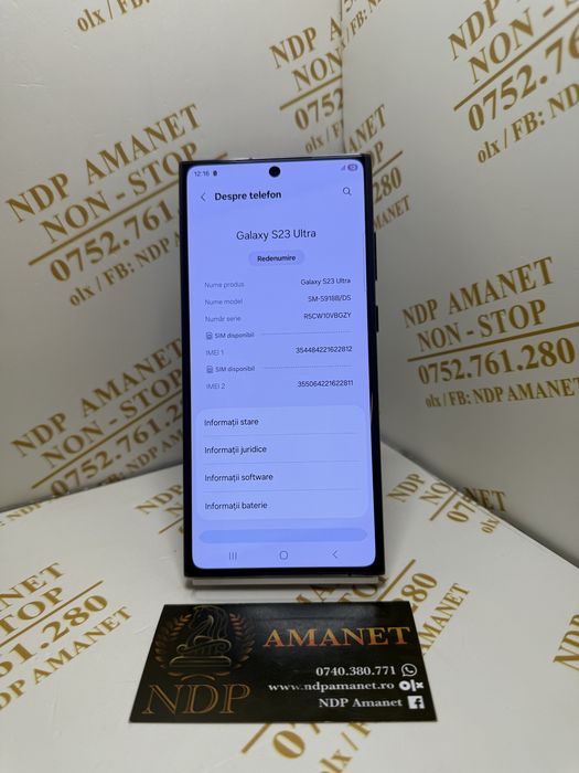 NDP Amanet Braila Samsung S23 Ultra(55567)