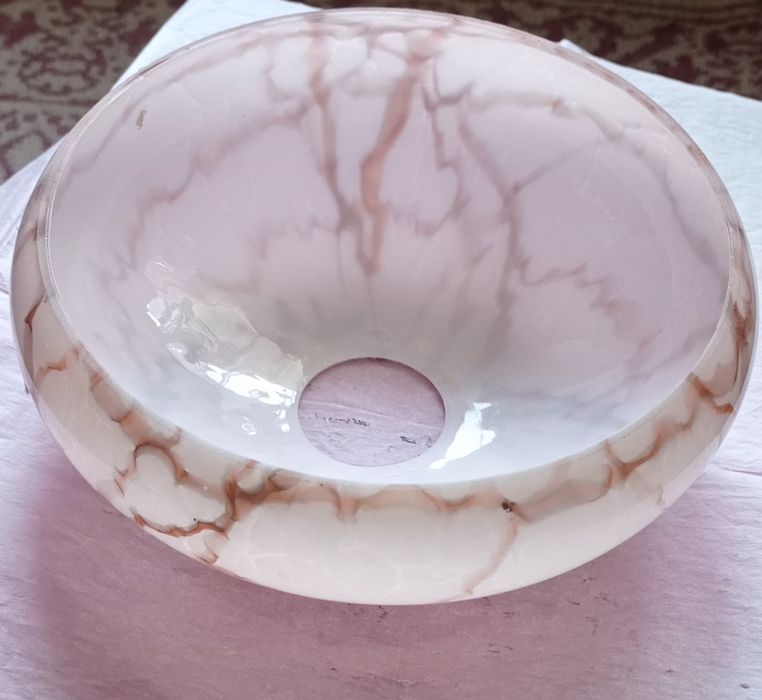 Абажур, стъклен аплик