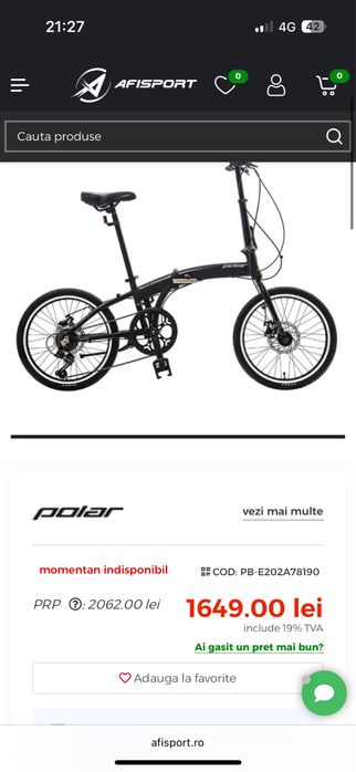 Biciclet pliabila
