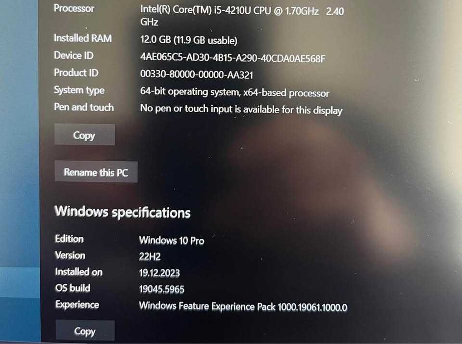 Asus asuspro 14inch