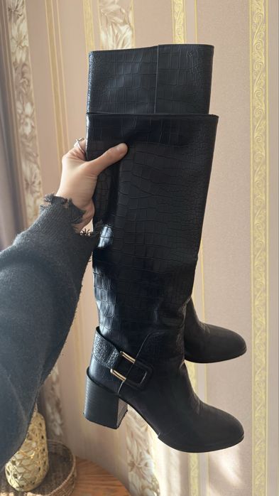 Продам сапоги экокожа