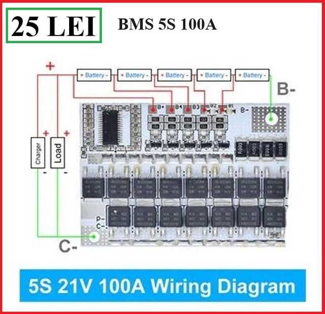 Modul Bms de incarcare acumulatori