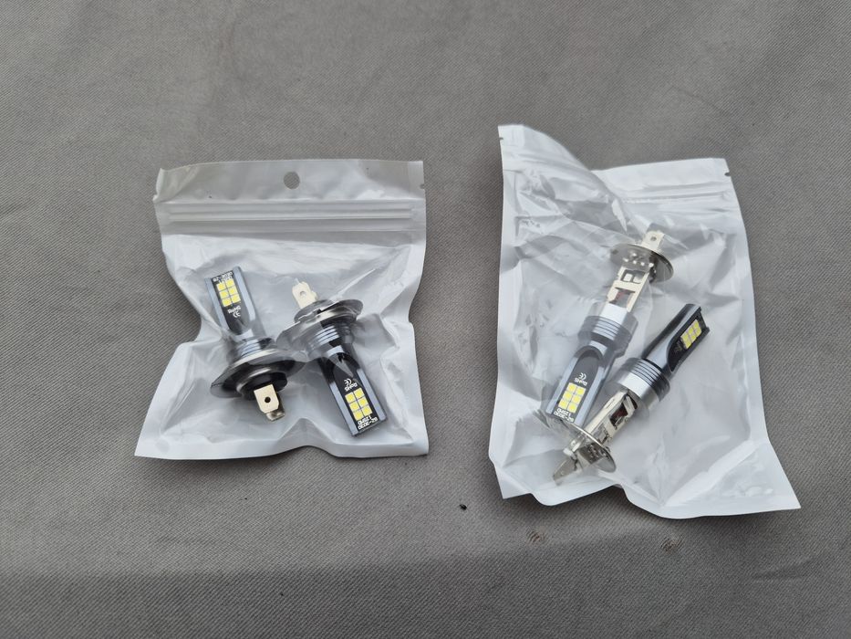 LED  крушки H7 и H1