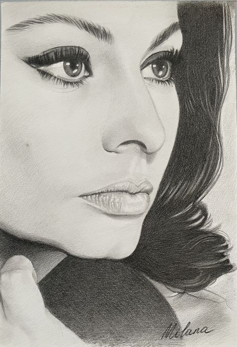 Продаю рисунок Софи Лорен