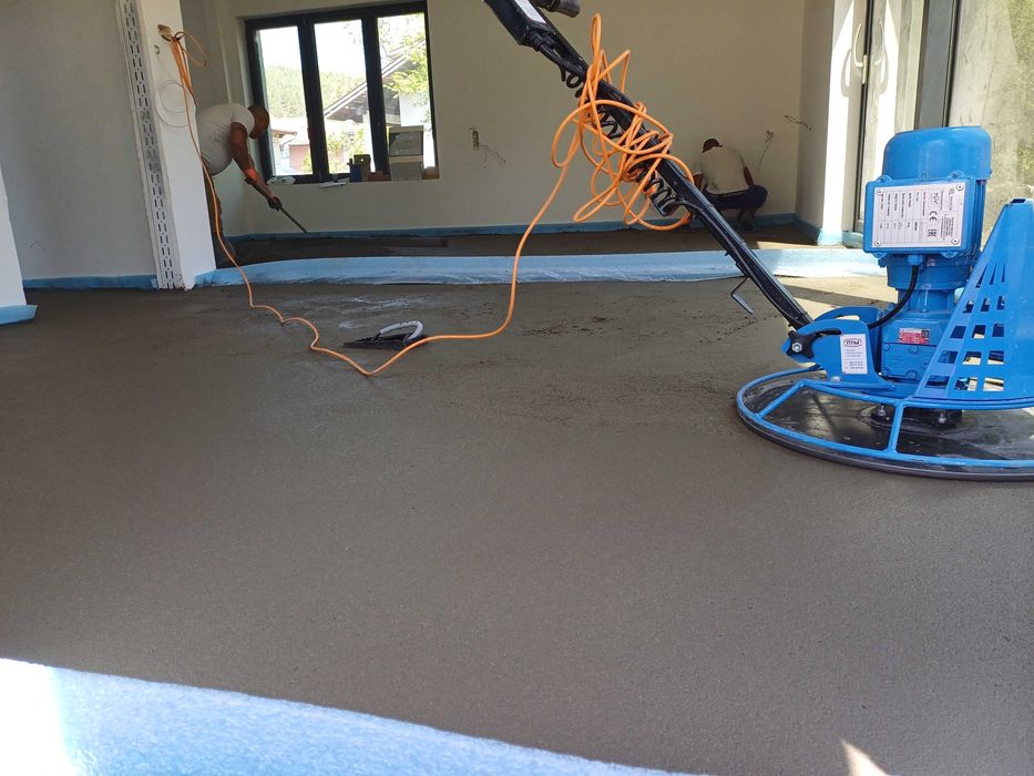 Подовово отопление и циментова замазка. Комплексна услуга