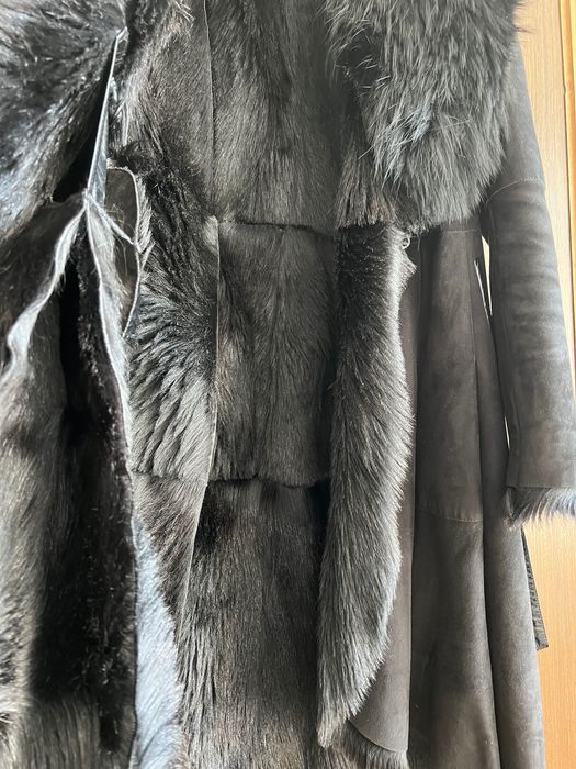 Зимно дамско палто от дива коза М размер