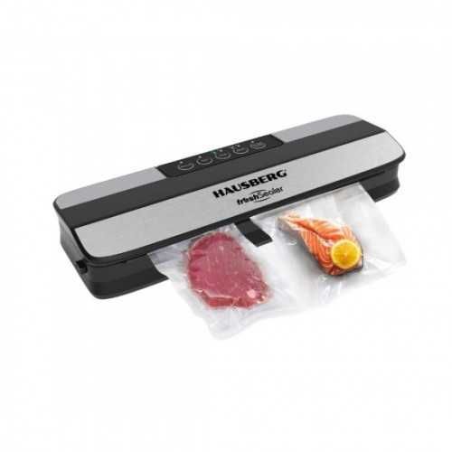 Вакуум машина за пликове Hausberg HB-2645NG - електрическа вакуумираща машина за съхранение на храна, сухо и влажно вакуумиране