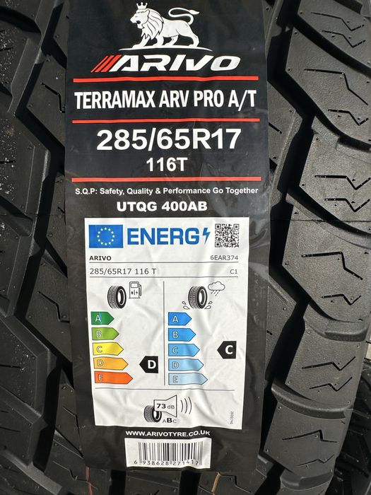 Нови джипови гуми ARIVO TERRAMAX ARV PRO A/T 285/65R17 116T БОРД 2856517