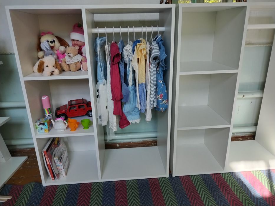 Вешалка гардероб, стеллаж для игрушек детские