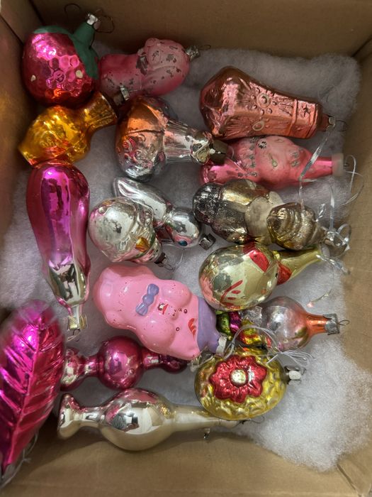 Ёлочные игрушки, стекло СССР, ГДР