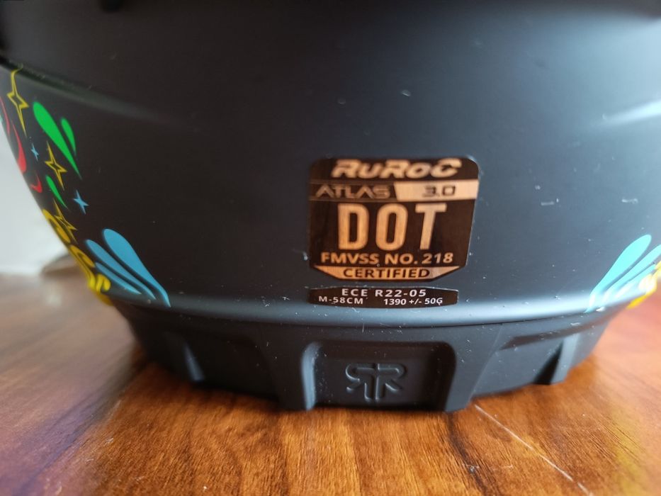 Мото шлем от бренда RUROC ATLAS 3.0