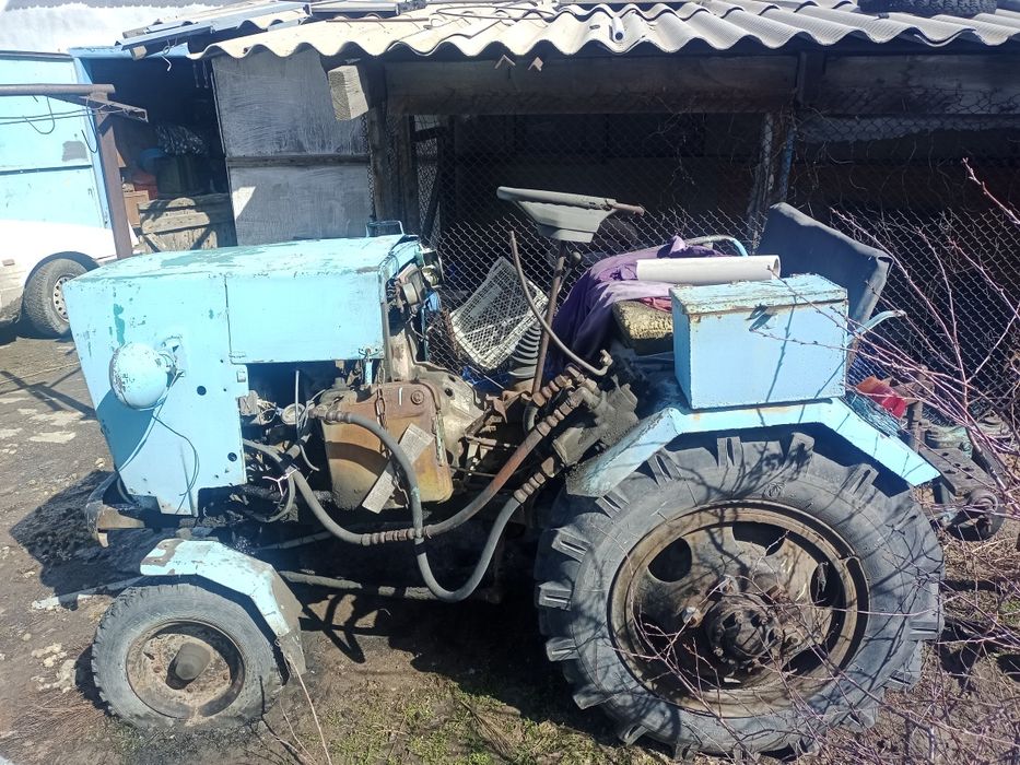 Трактор с мотором от победы