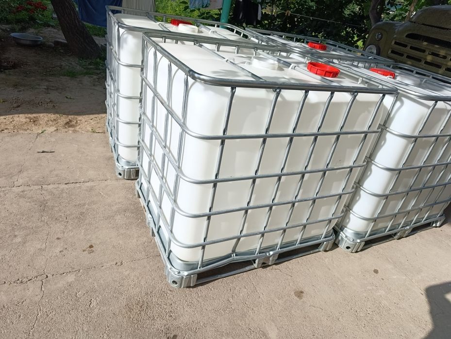 Yevrokub bochka 1 tonnali top tozza ichi olasiz ishlatasiz