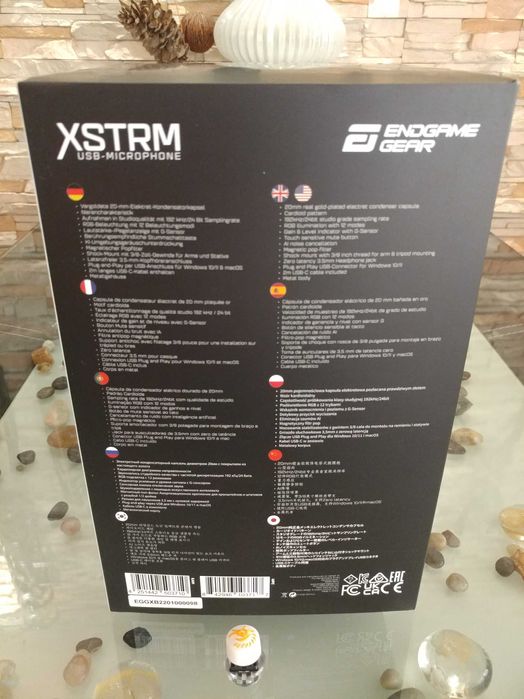 Нов ENDGAME GEAR XSTRM - Върхов клас USB Микрофон (Studio/Streaming)