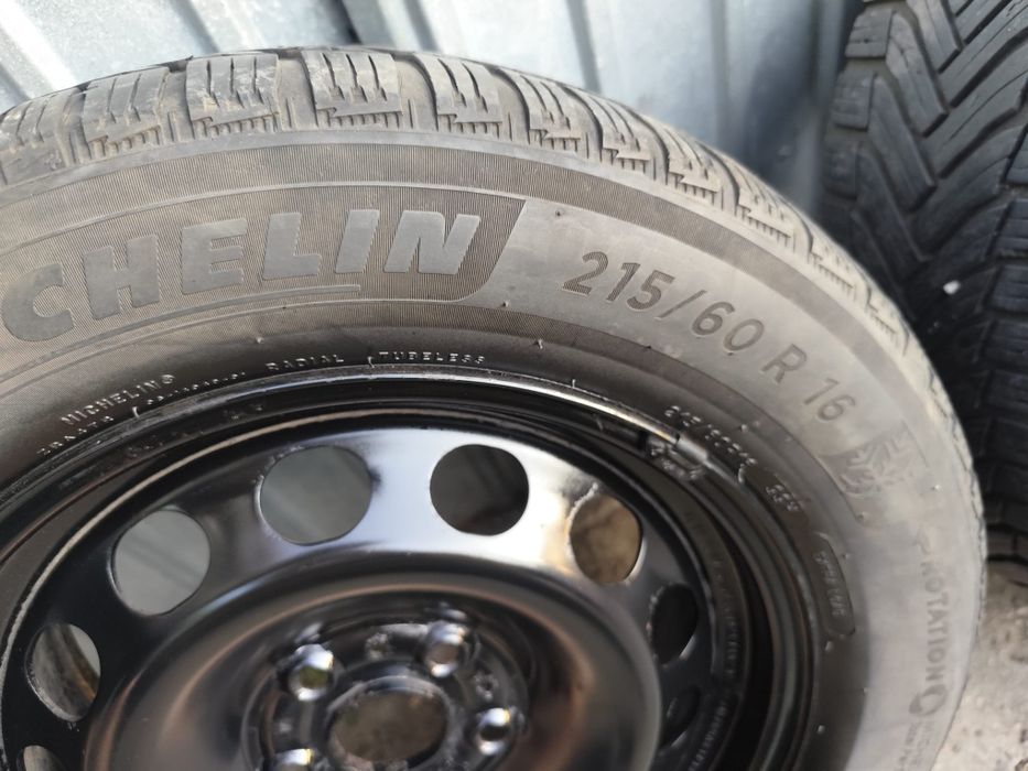 Jante roti 5×112 R16 Passat b8 B7 B6 Touran Sharan Seat Skoda anvelope 215 60 R16 iarna Michelin