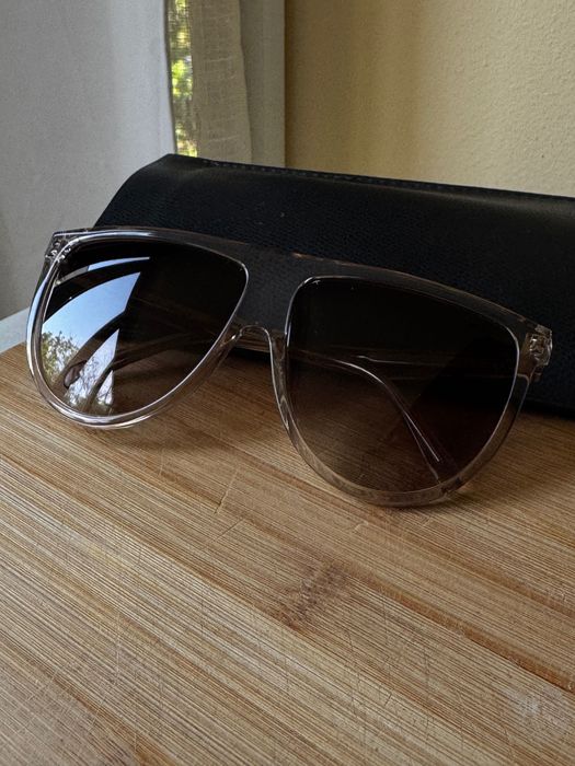 Унисекс слънчеви очила Celine Aviator в кафяв цвят/ Оригинални слънчеви очила CELINE CL40061IN