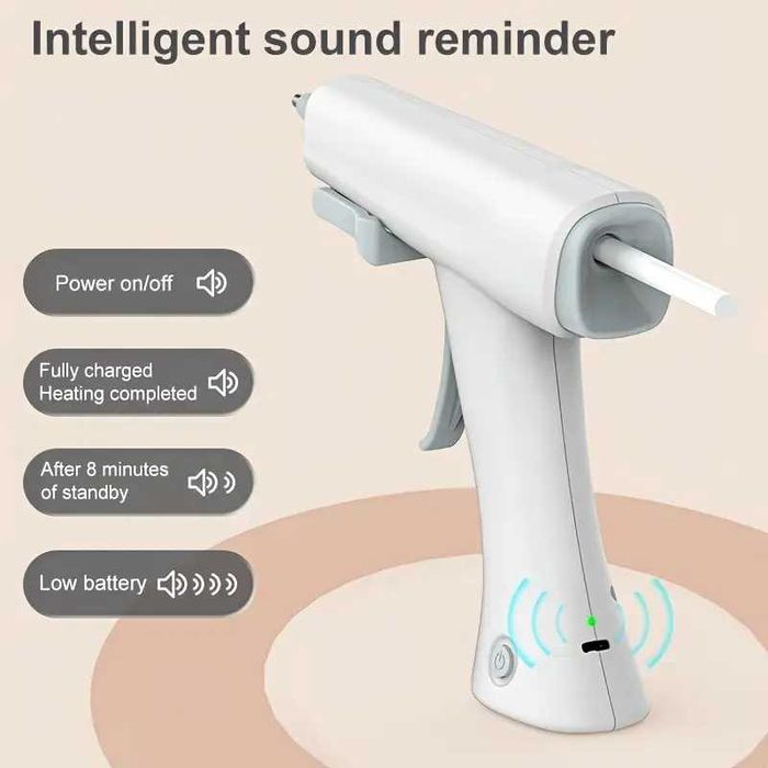 Безжичен Поялник за силикон Пистолет за топъл силикон USB зареждане