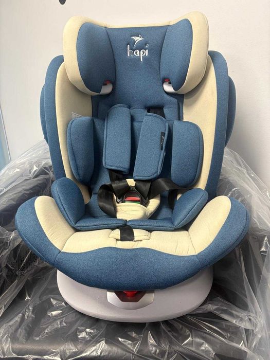 Scaun auto rotativ 0-36 kg Hapi Ozy Isofix Albastru