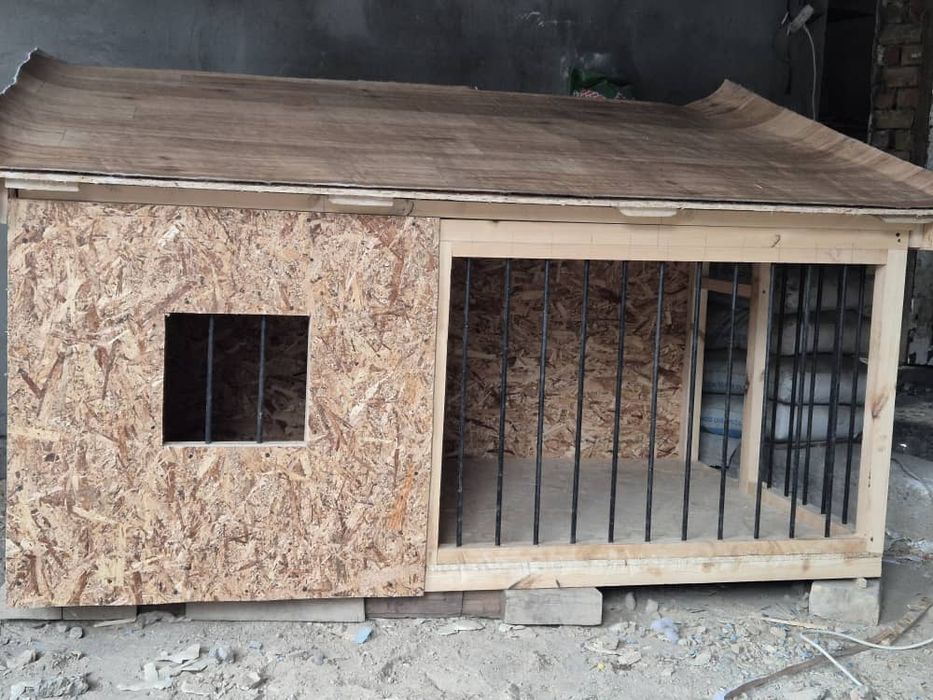 Вольер будка для собаки среднего размера