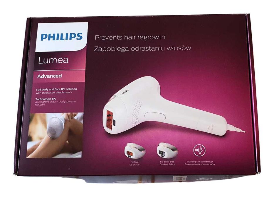 Philips Lumea IPL SC1998 – epilator laser IPL, stare impecabilă, complet în cutie