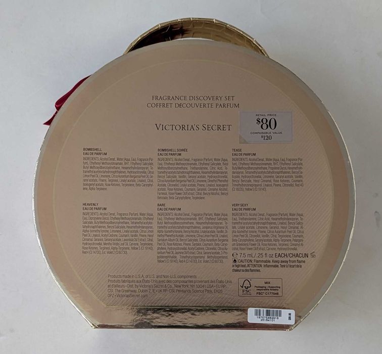Victoria's Secret 6 piece parfum set оригинален комплект от Сащ