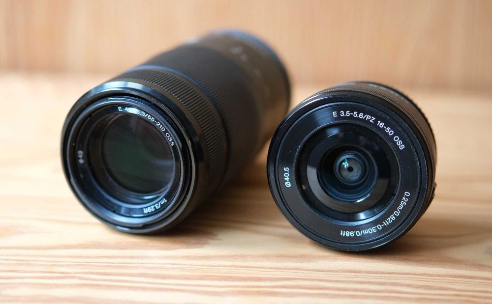 Set obiective Sony E 16-50 f3.5-5.6 și 55-210 f4.5-6.3 OSS