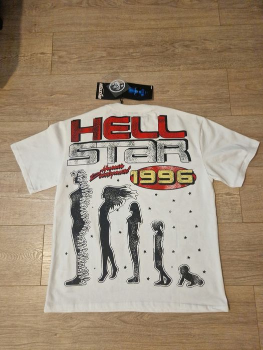 Tricou Hellstar Alb