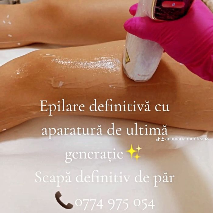 Epilare definitivă cu aparatură de ultimă generație Dermalaser Pro Max