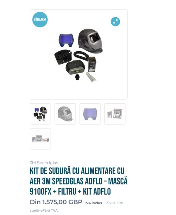 Masca sudura 3M speedglas  Noi